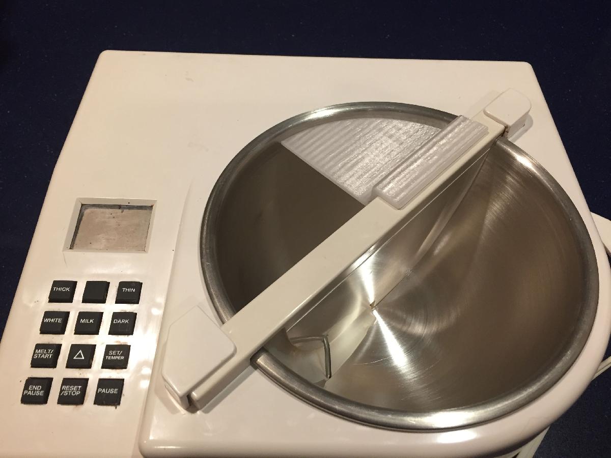 Clipe de Baffle para Maquina de Temperagem de Chocolate Chocovision