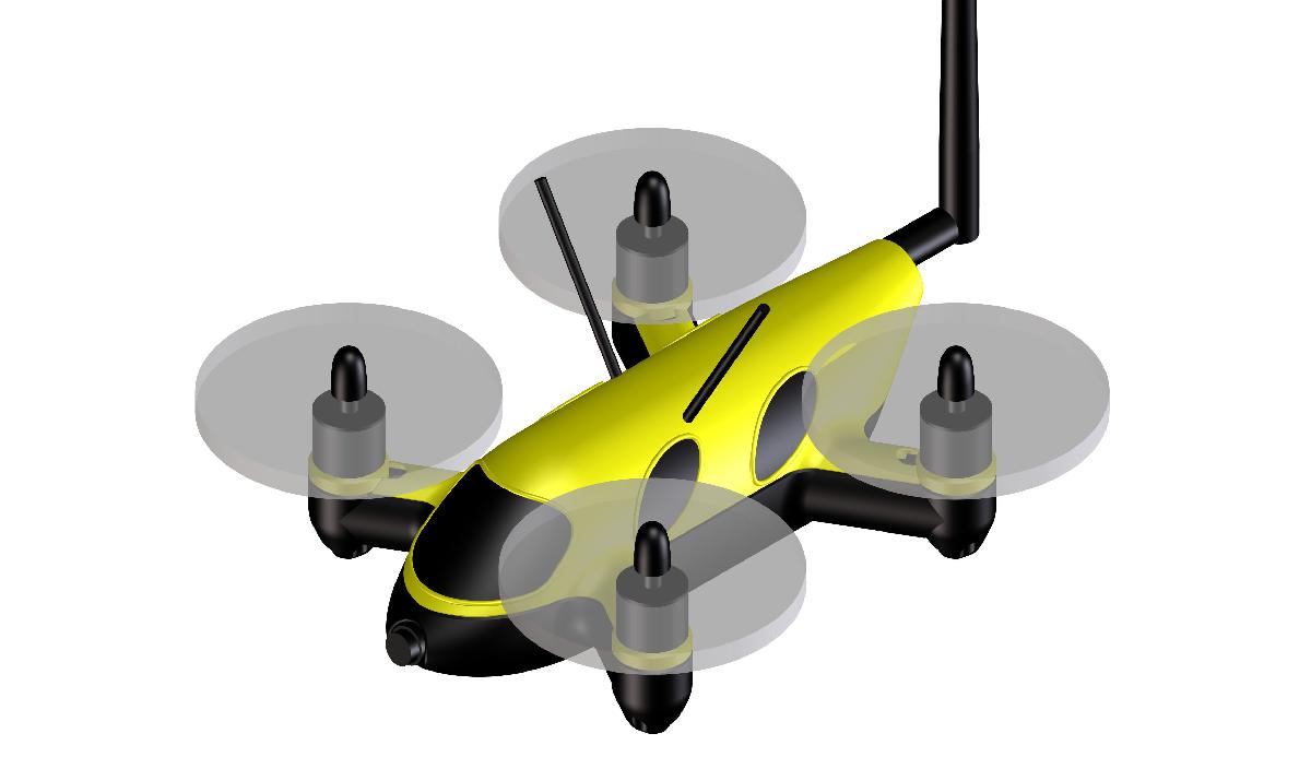 biendli, quadricoptero micro fpv de 150 mm