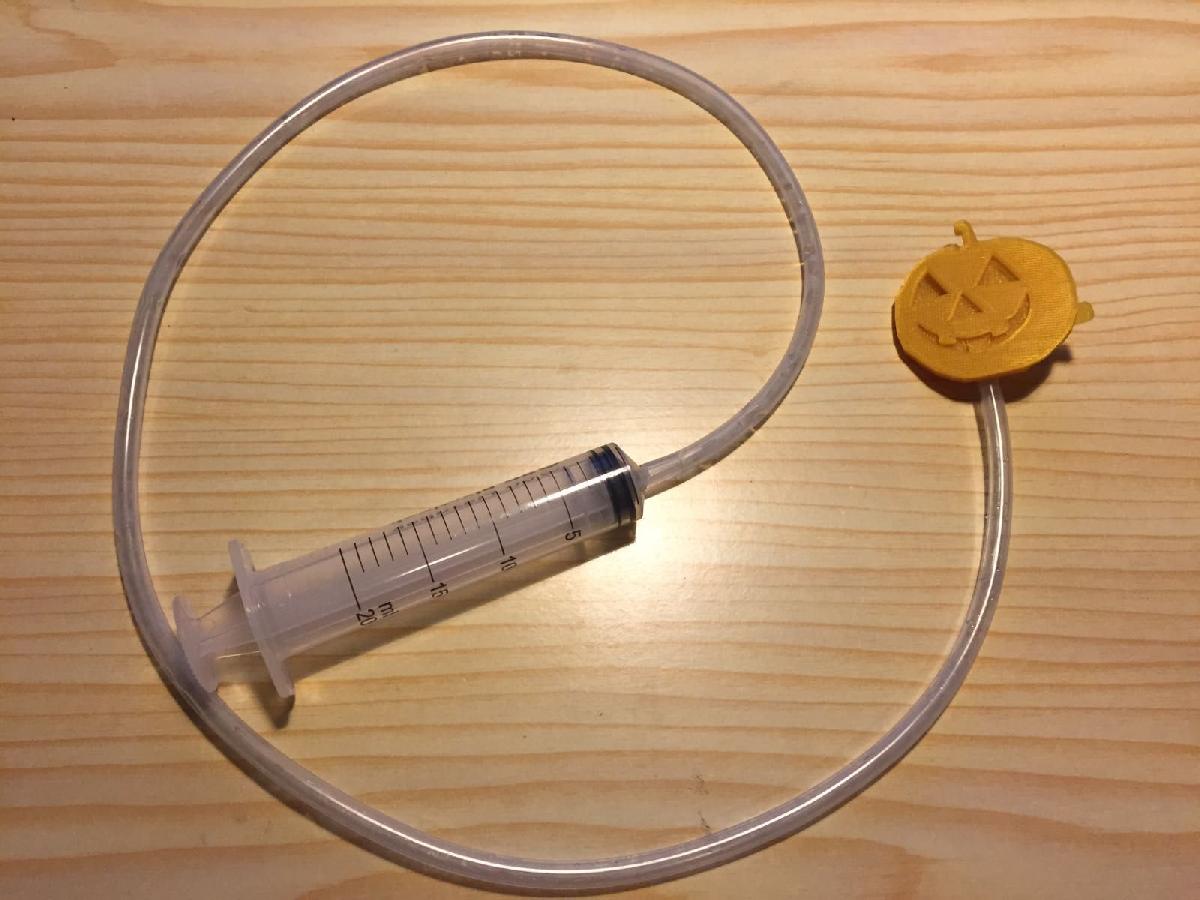 Abobora e Caveira Jorrando para o Halloween