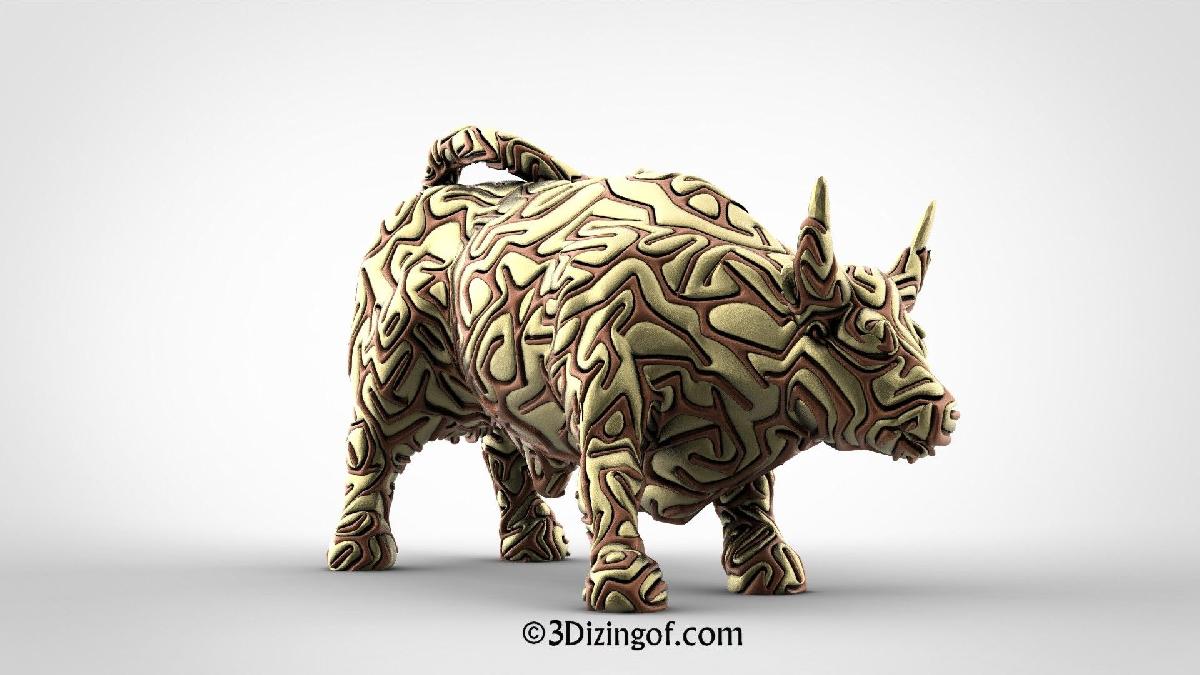 2 cores Wall Street Bull por Dizingof
