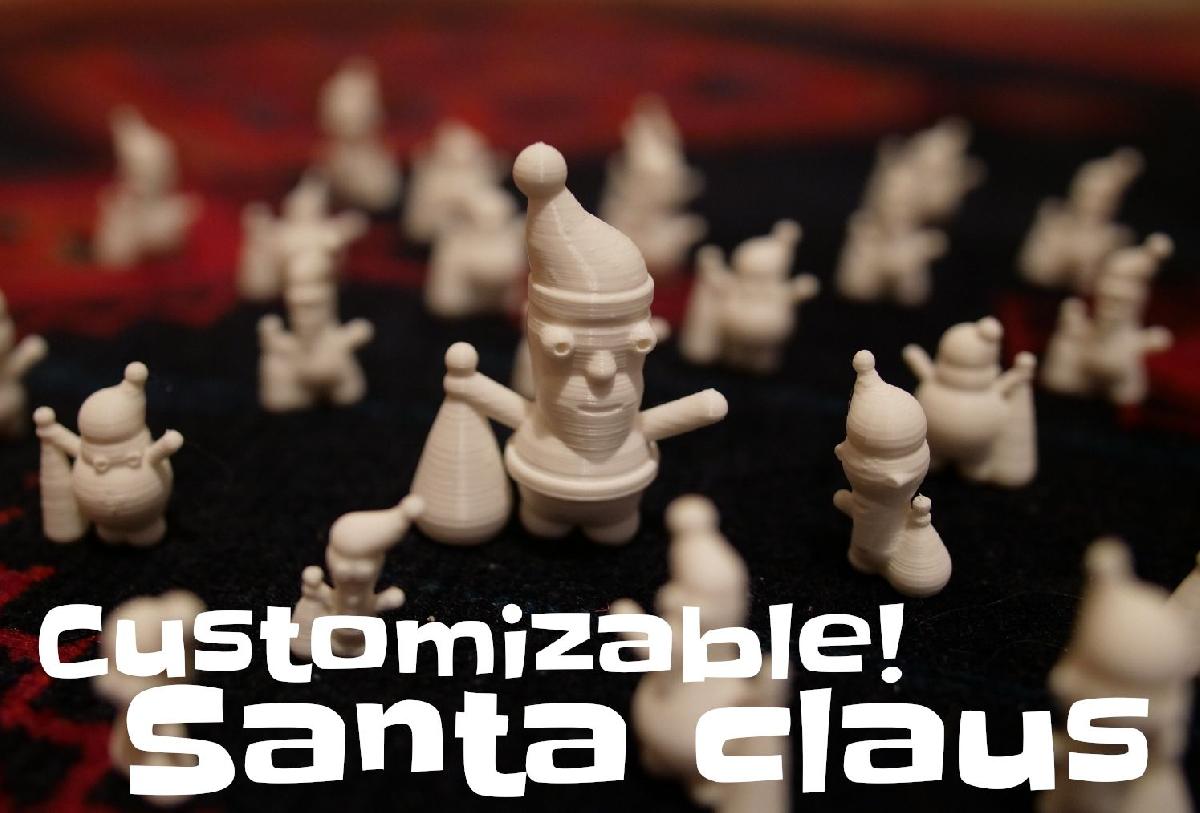 Papai Noel personalizavel (aleatorio tambem!)