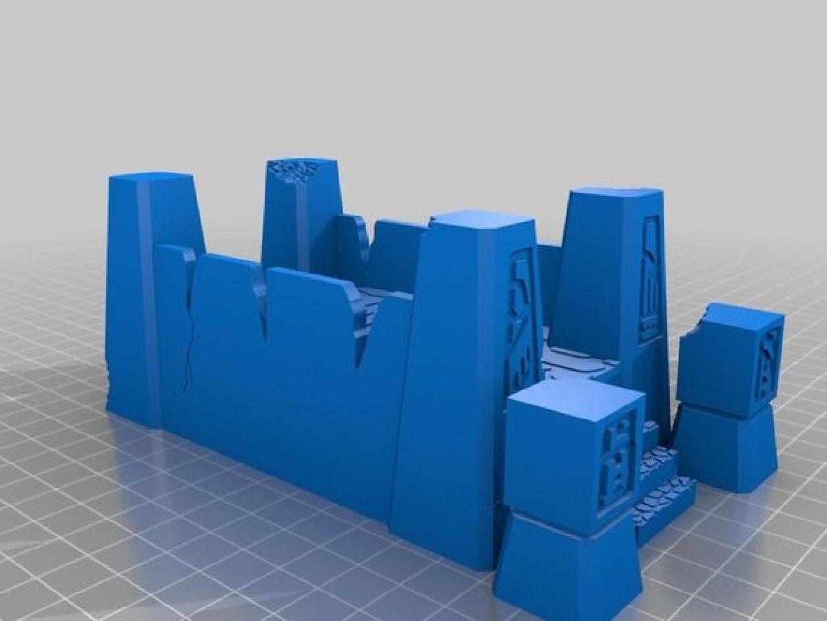 Santuario de Erol Otus da capa de Deuses e Semideuses (para jogos de 28mm)