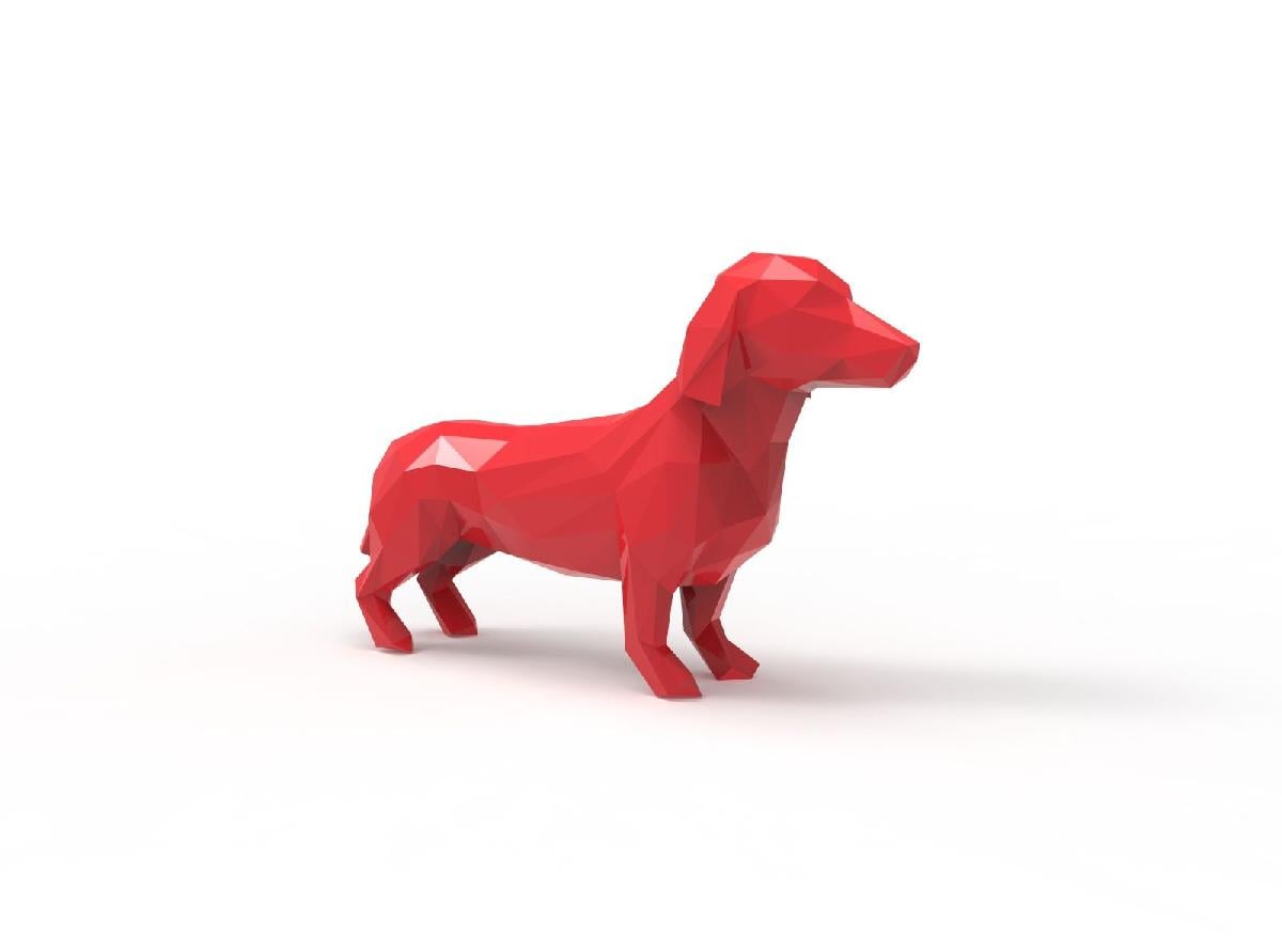 Dachshund Lowpoly