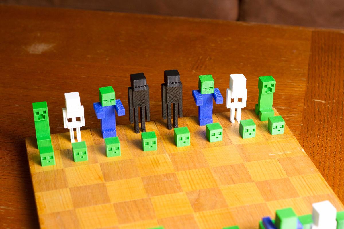 Minecraft Jogo de Xadrez