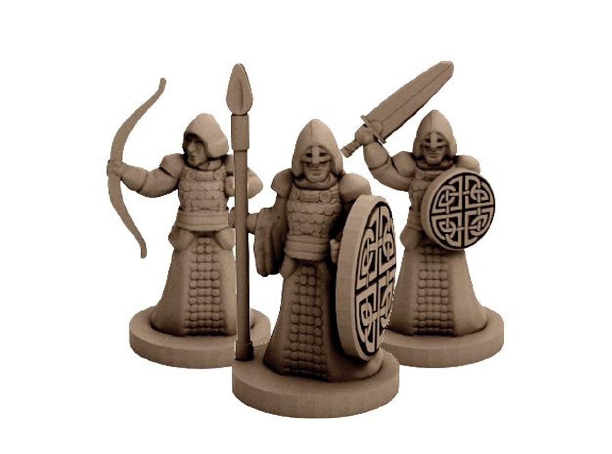 Guerreiros de fantasia (escala de 18 mm)