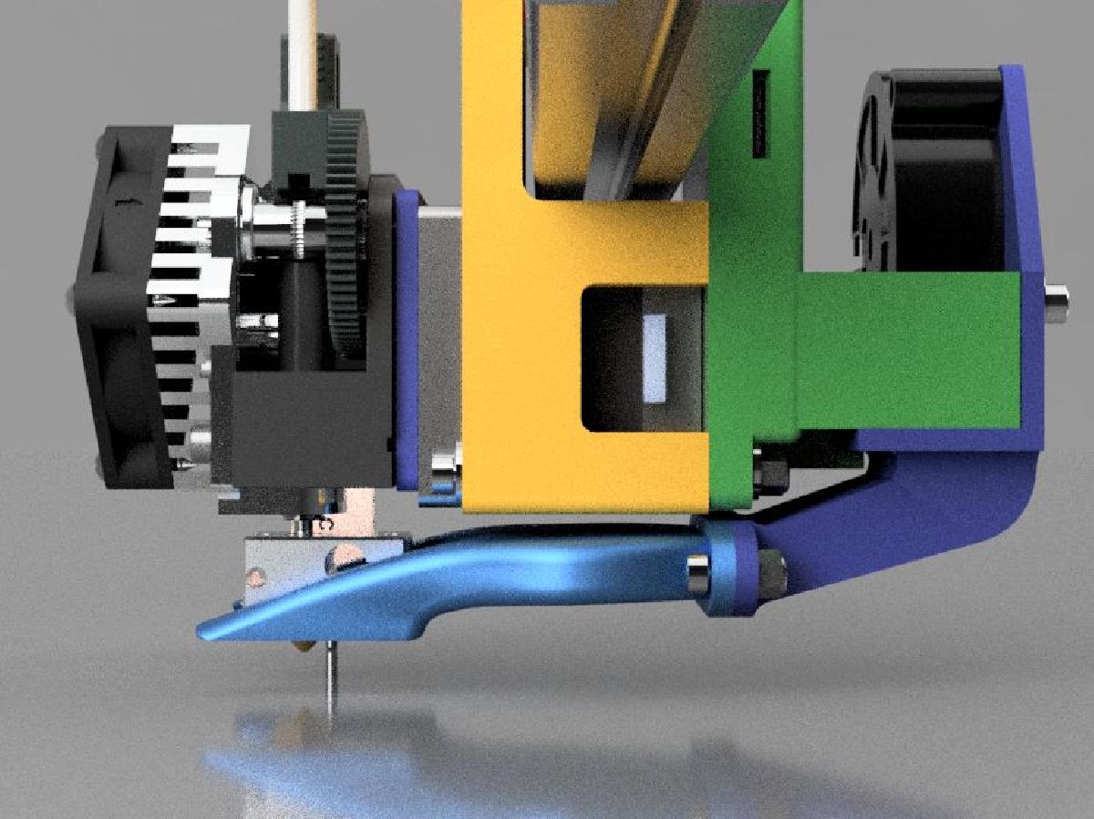 Resfriador de peca para configuracao FT5 Aero com E3D V6