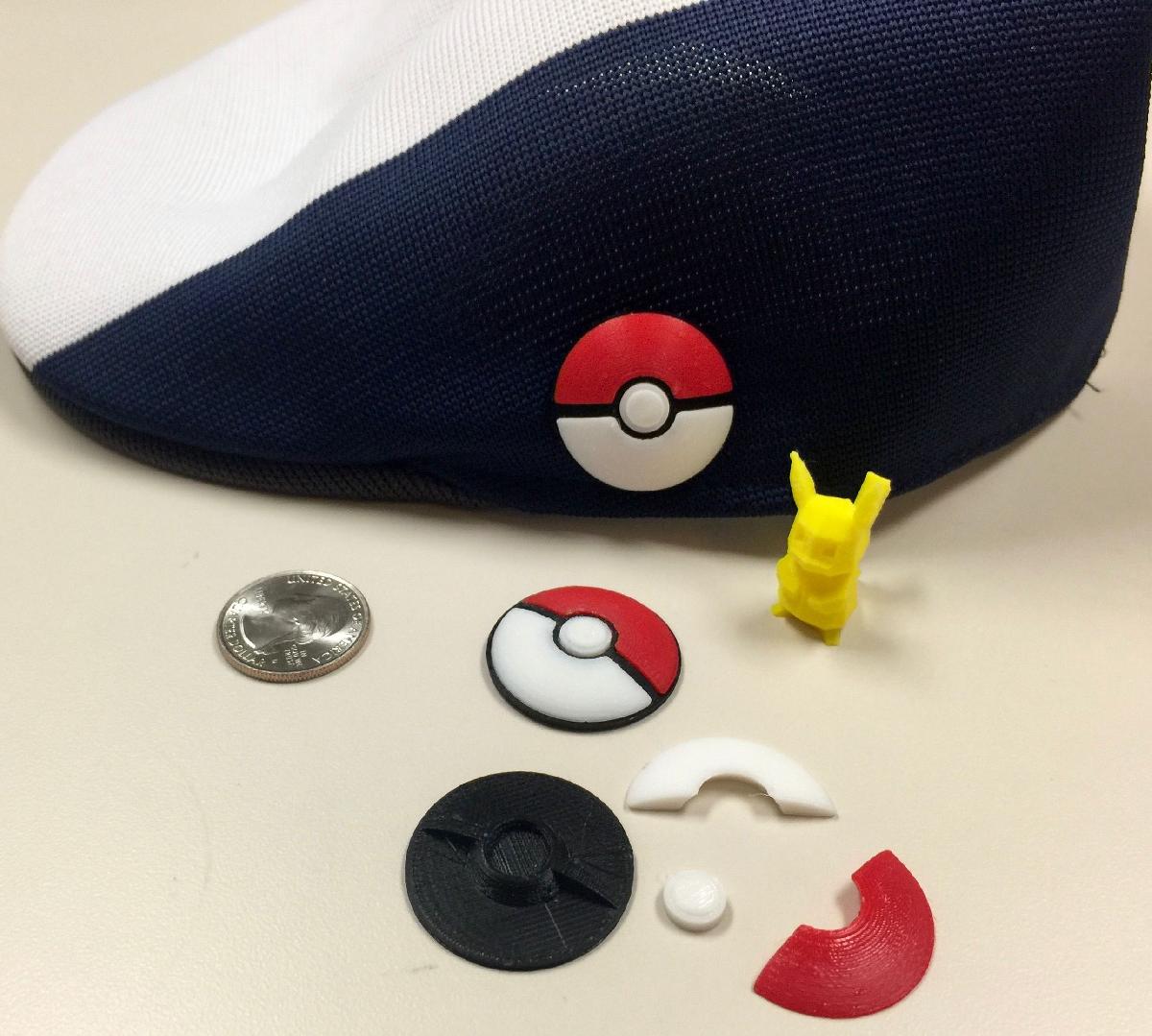 Emblema de Pokebola / Pin / Ima de Geladeira