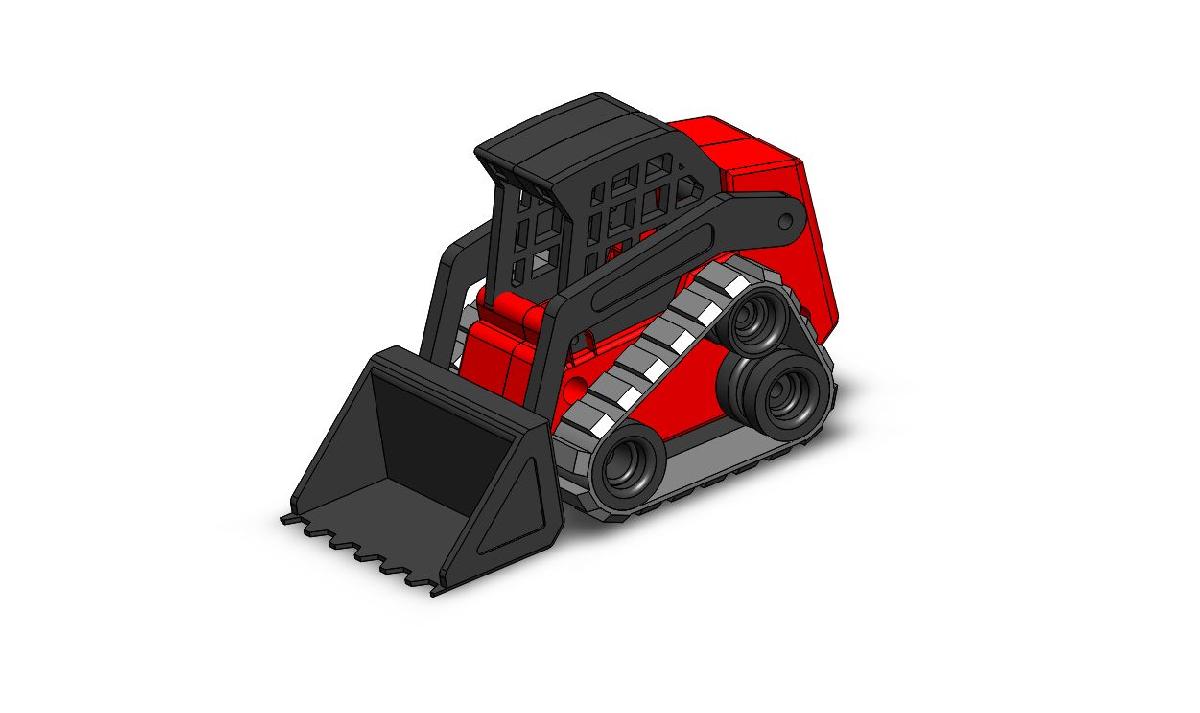Mini Carregador de Esteiras RC