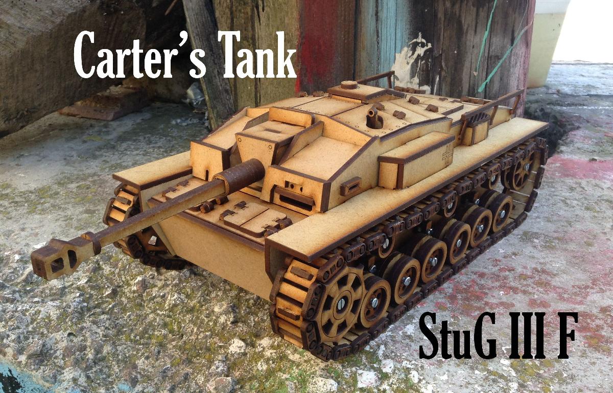 StuG III Ausf. F cortado a laser