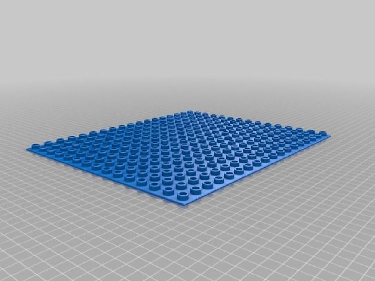 Duplo base 15 x 18 com estrada de 5 pinos de largura
