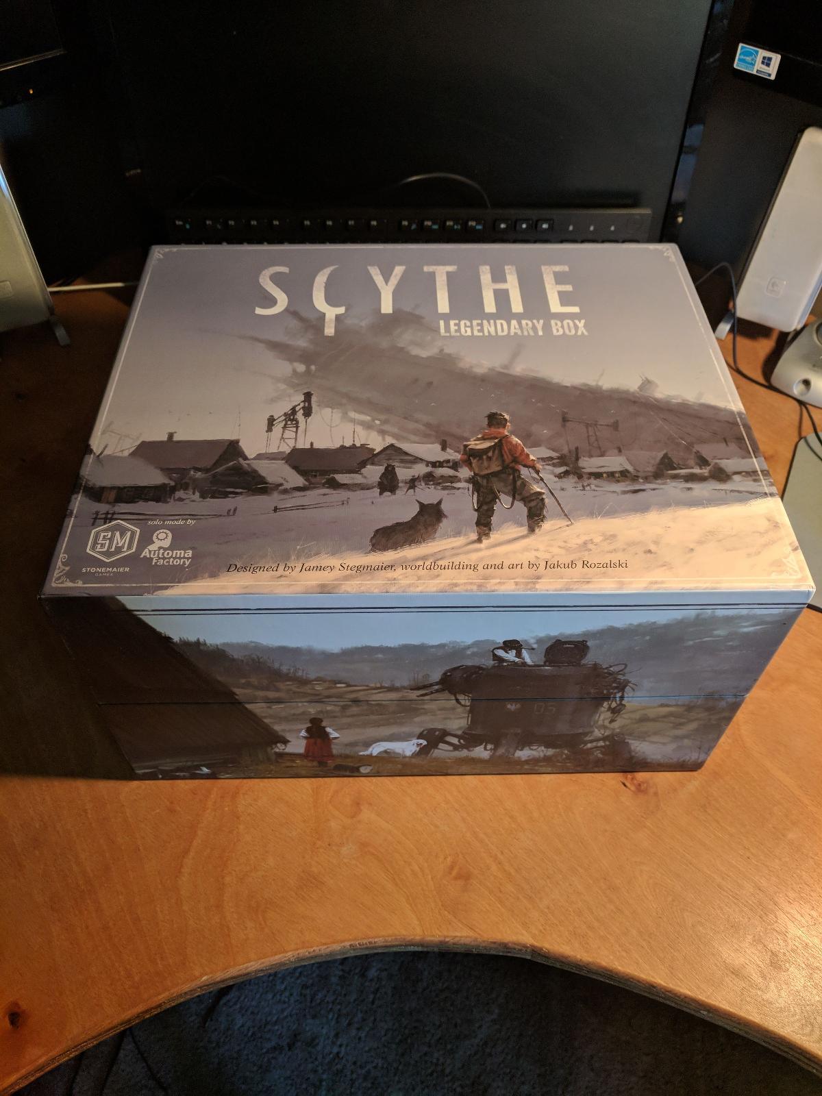 Organizador Lendario Scythe (cabe em TODAS as expansoes e complementos, incluindo Rise of Fenris)