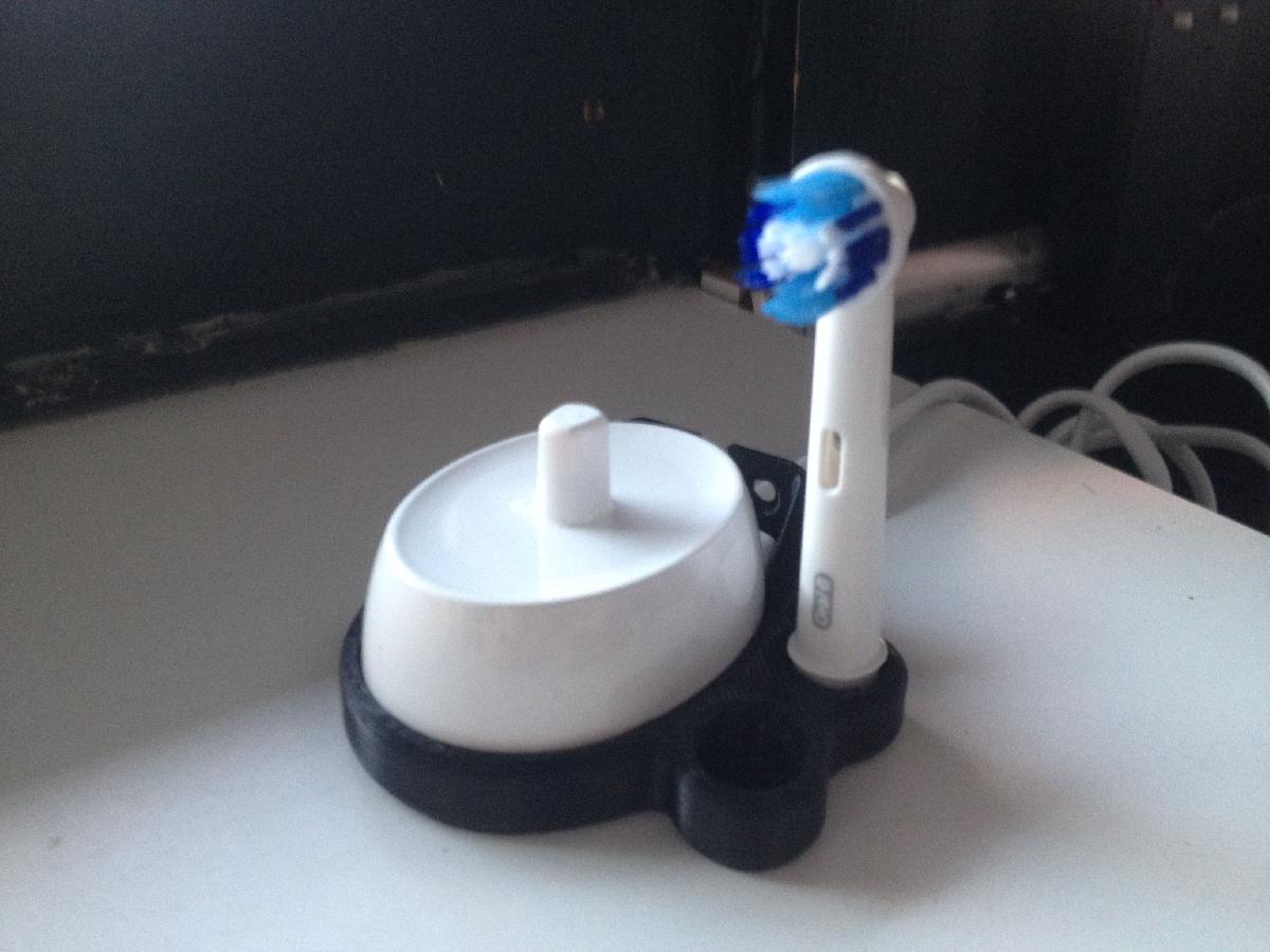 Suporte de parede para escova de dentes eletrica Oral B