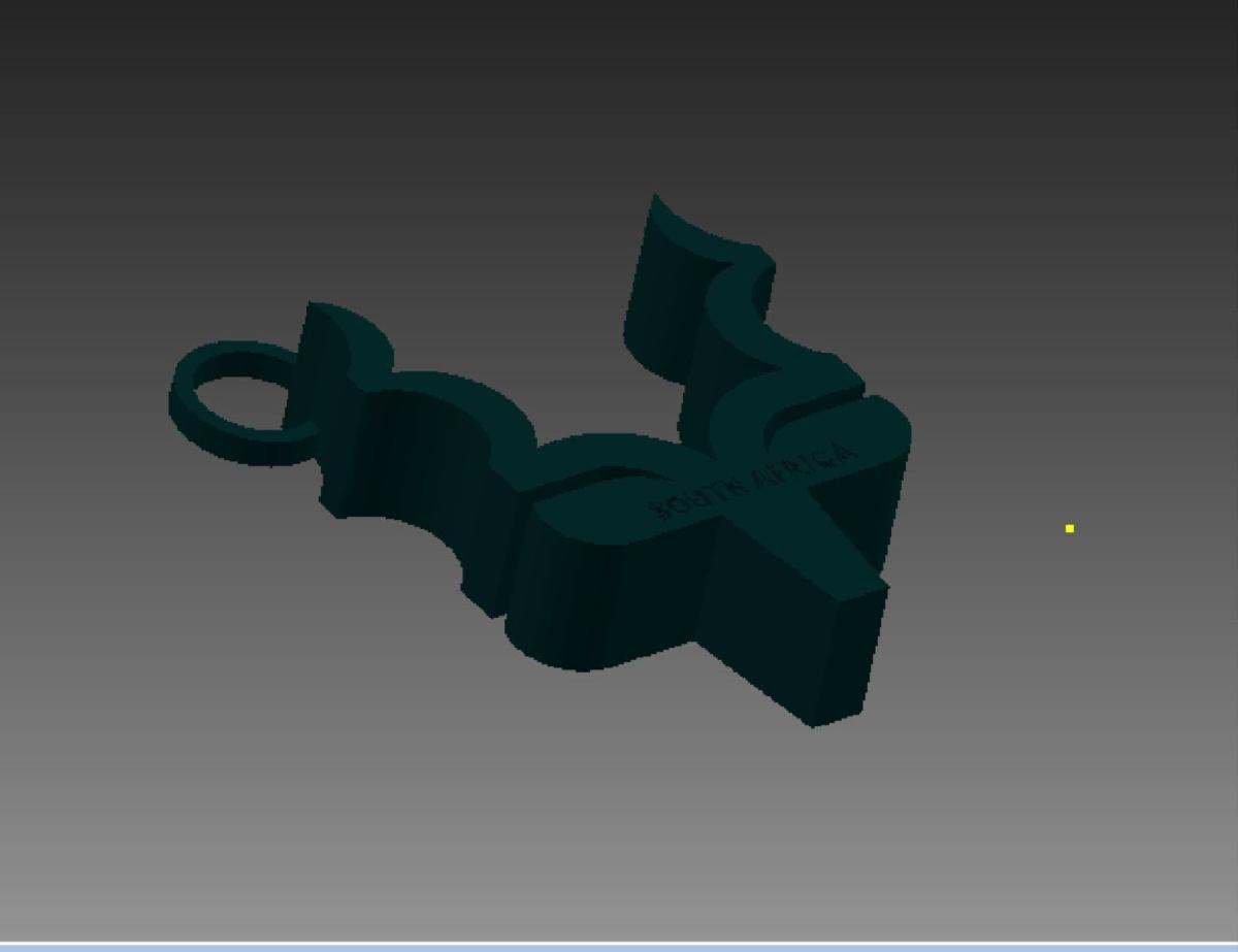 Chaveiro dos Parques Nacionais da Africa do Sul