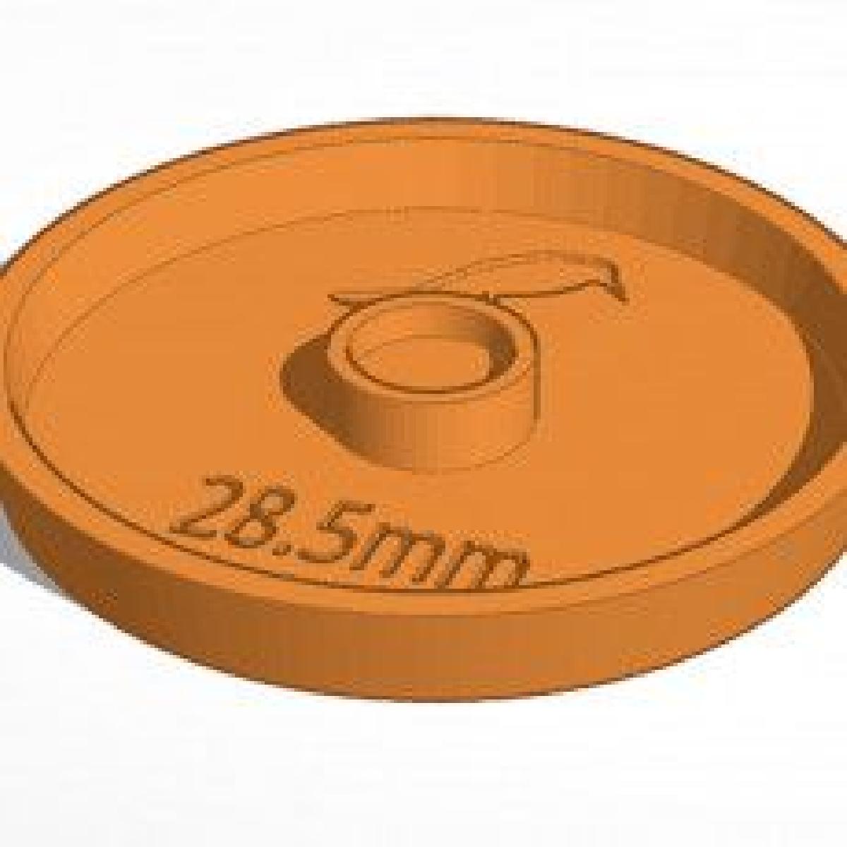 base redonda de 28,5 mm (Magnetica)