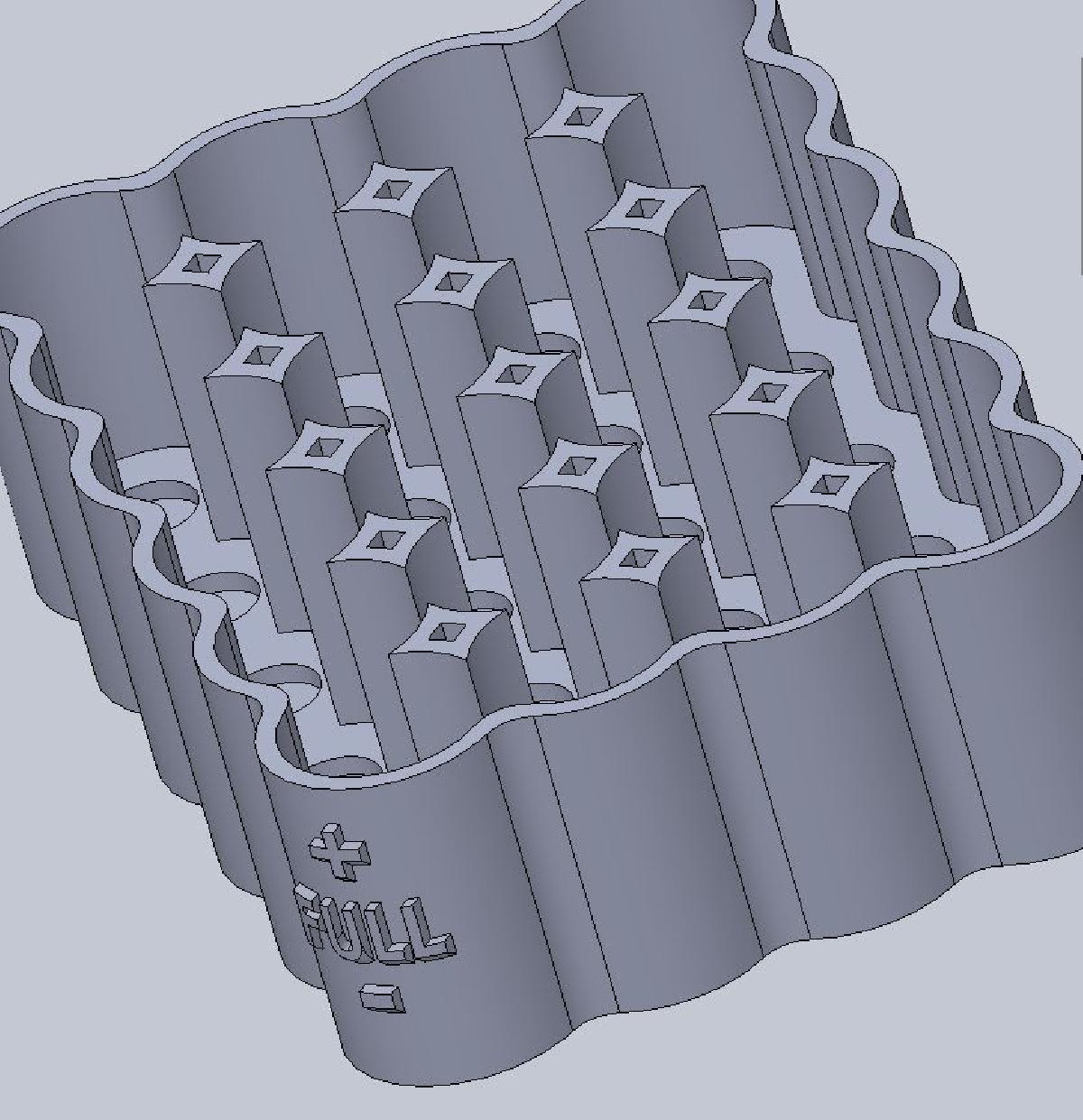 Suportes para pilhas AA e AAA (tamanhos 4x6, 4x4, 4x1, 2x1) Mk1