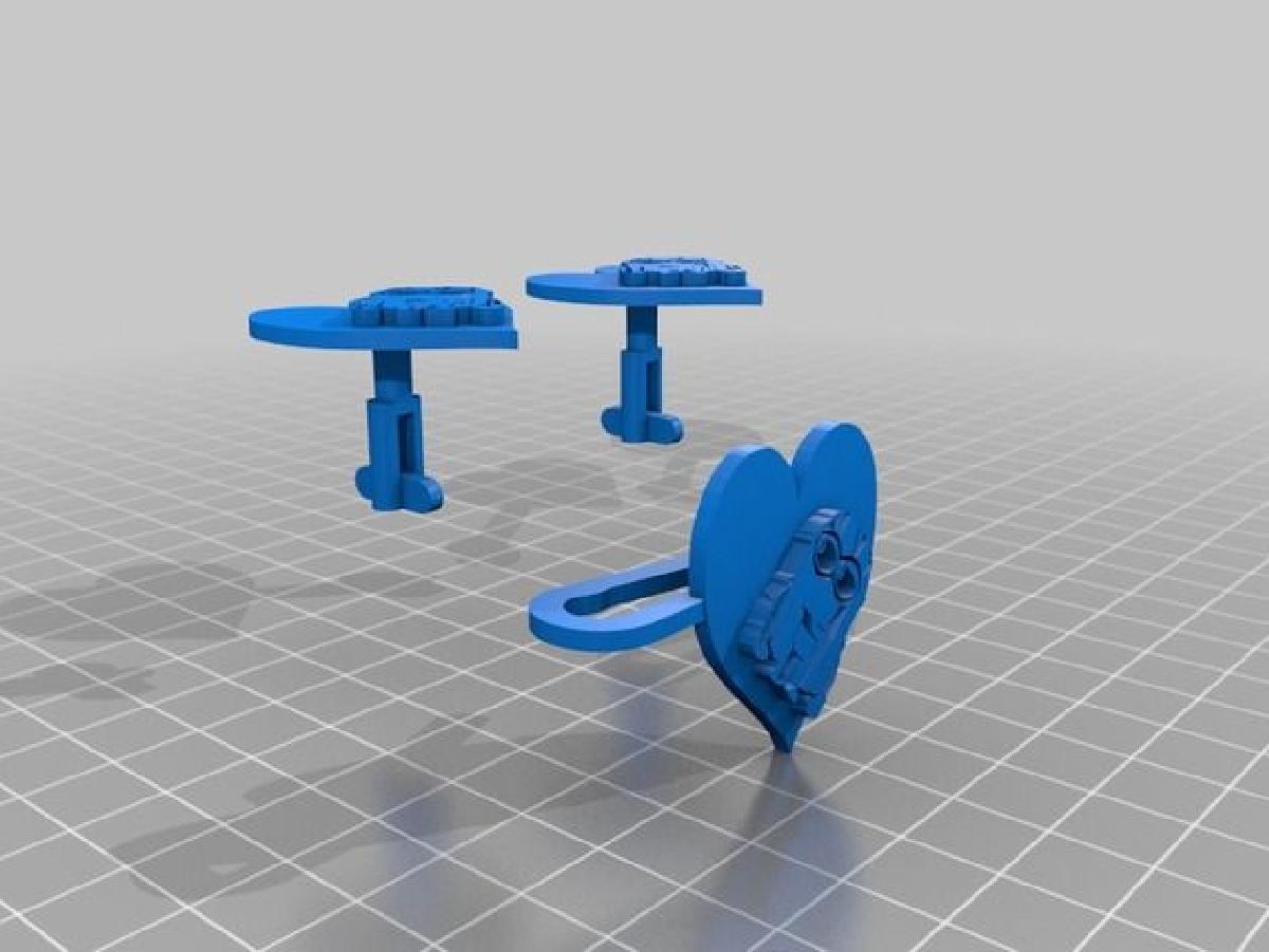 Gravata com Alfinete e Botao de Punho com Minions de Coracao