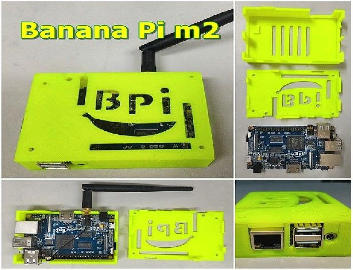 Case solido para Banana Pi M2