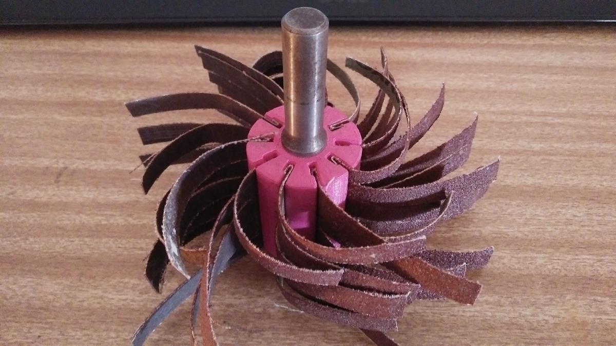 cabeca de tambor de lixa flexivel cnc