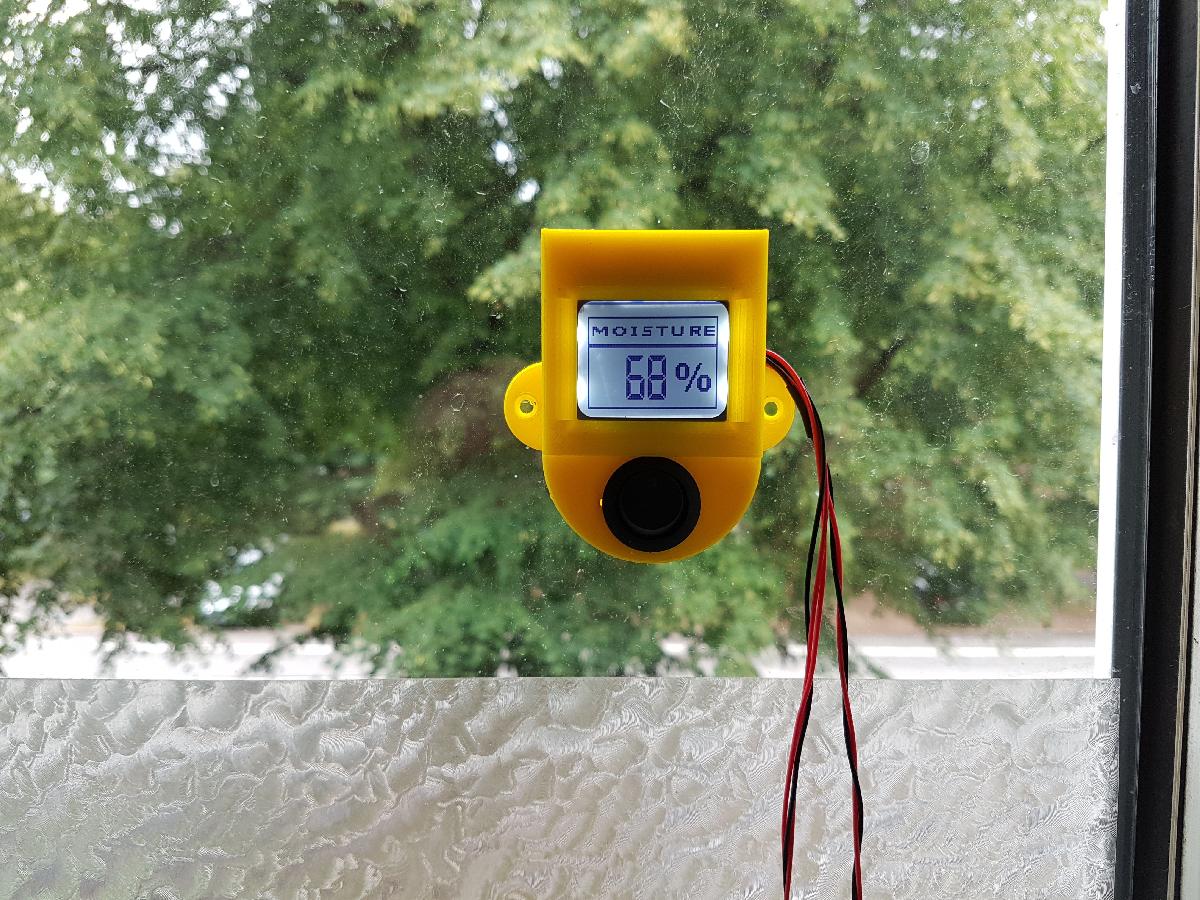 Higrometro de solo (com interruptor)