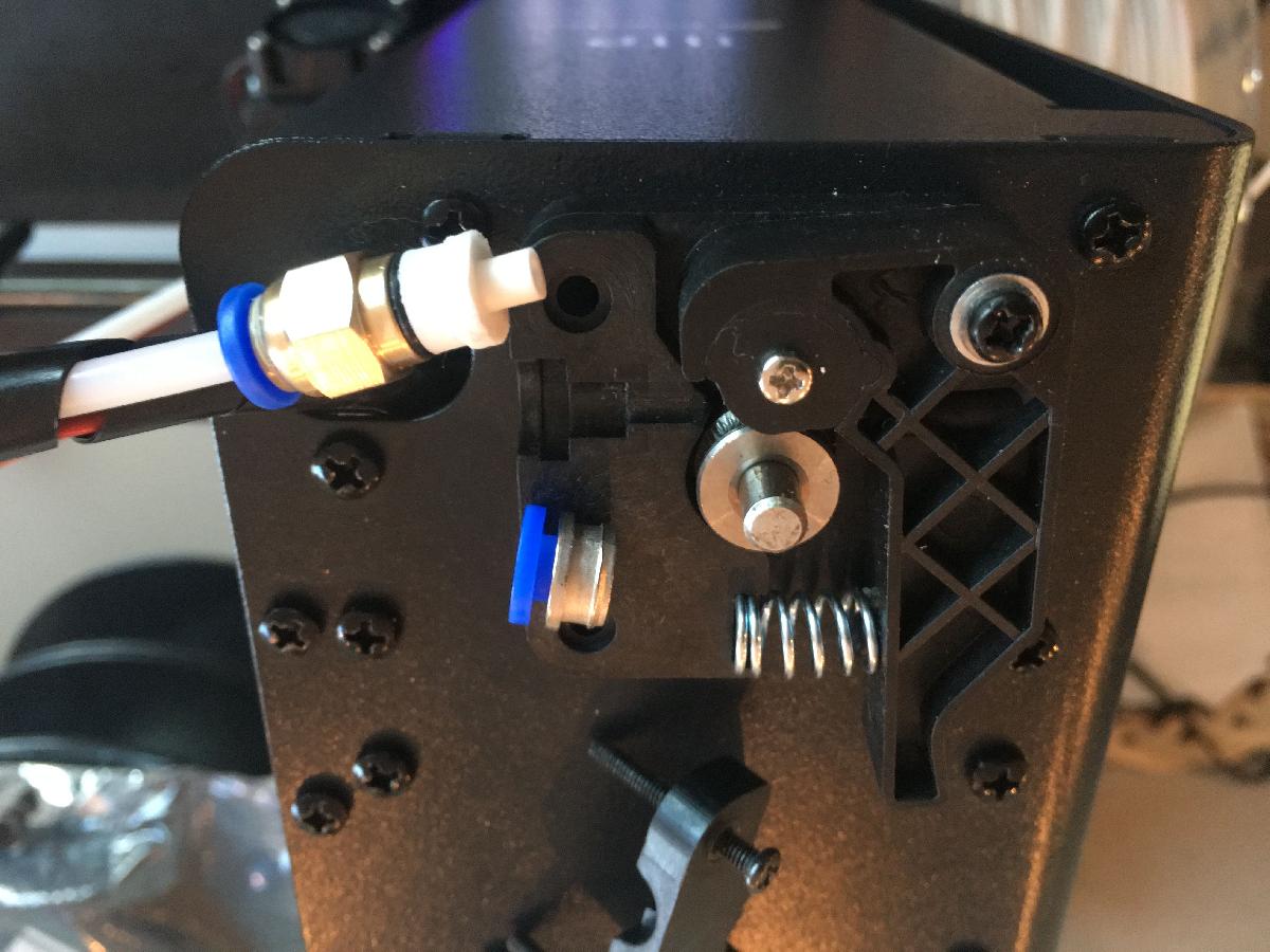 Tampa do extrusor Monoprice Select Mini para substituir o novo design OEM