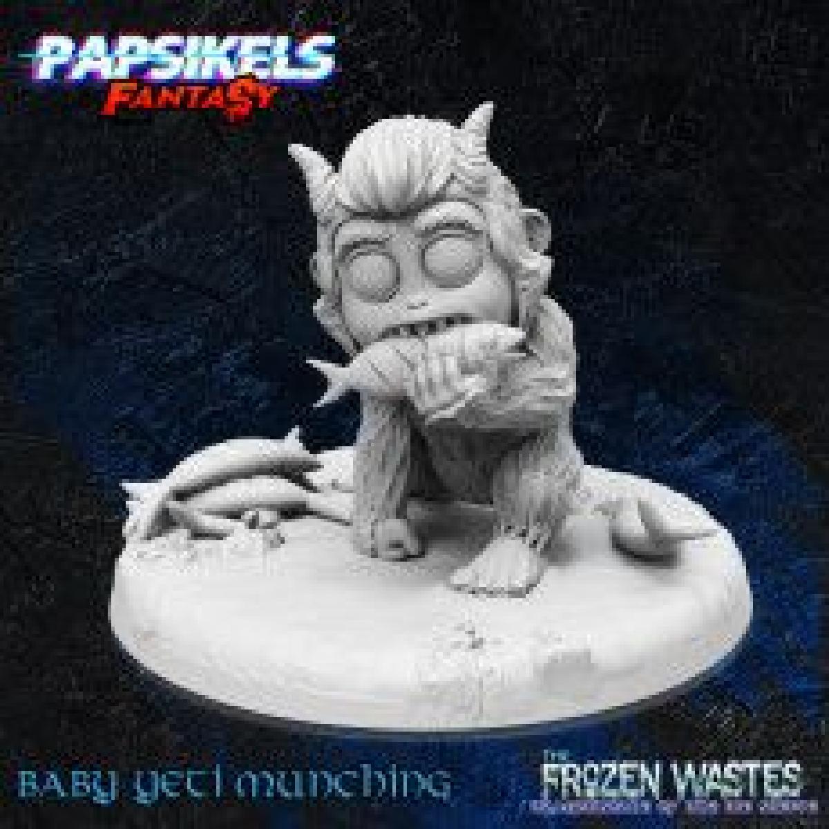 BEBE YETI MASTIGANDO