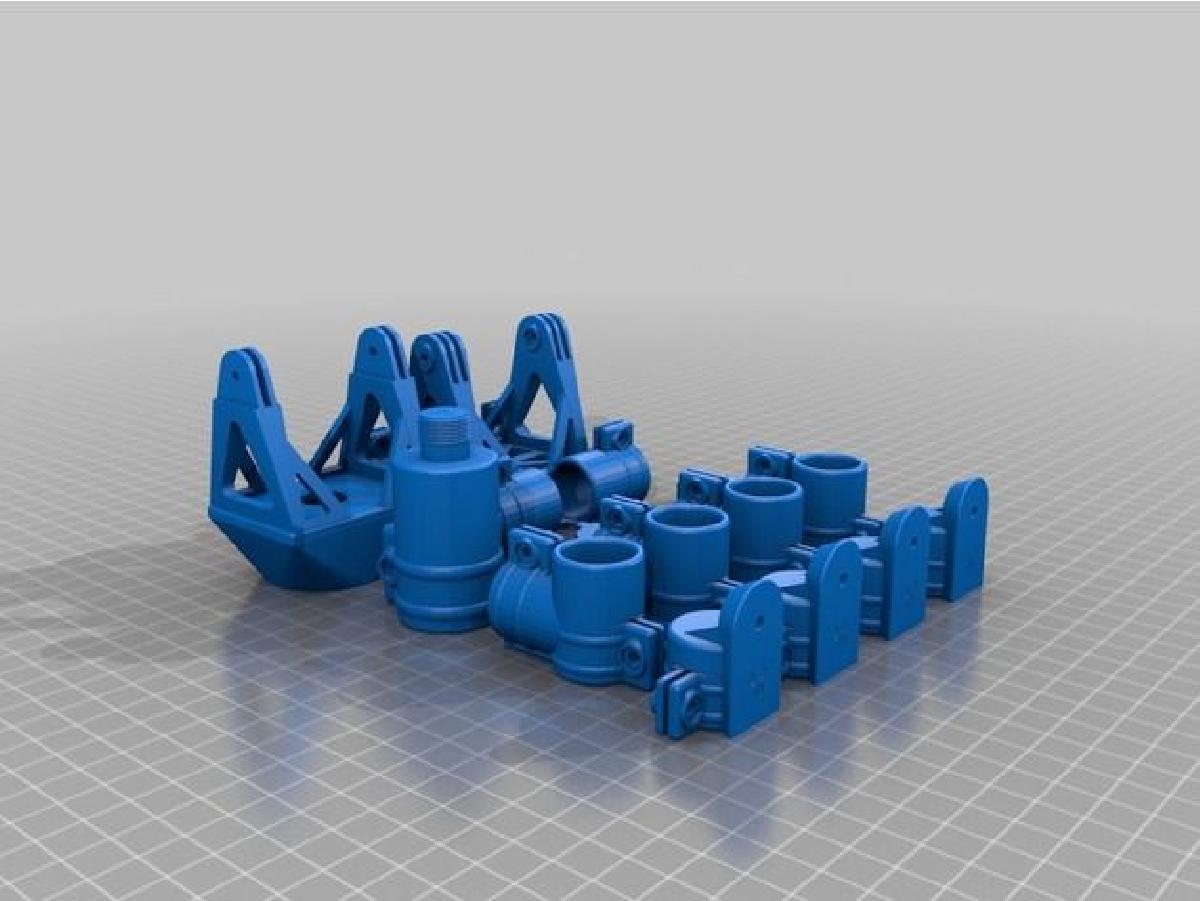 Suporte de tripe para painel solar portatil