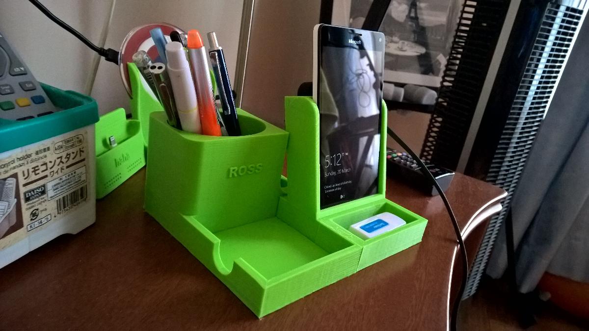 Organizador de Mesa para Carregamento Sem Fio Lumia 950XL