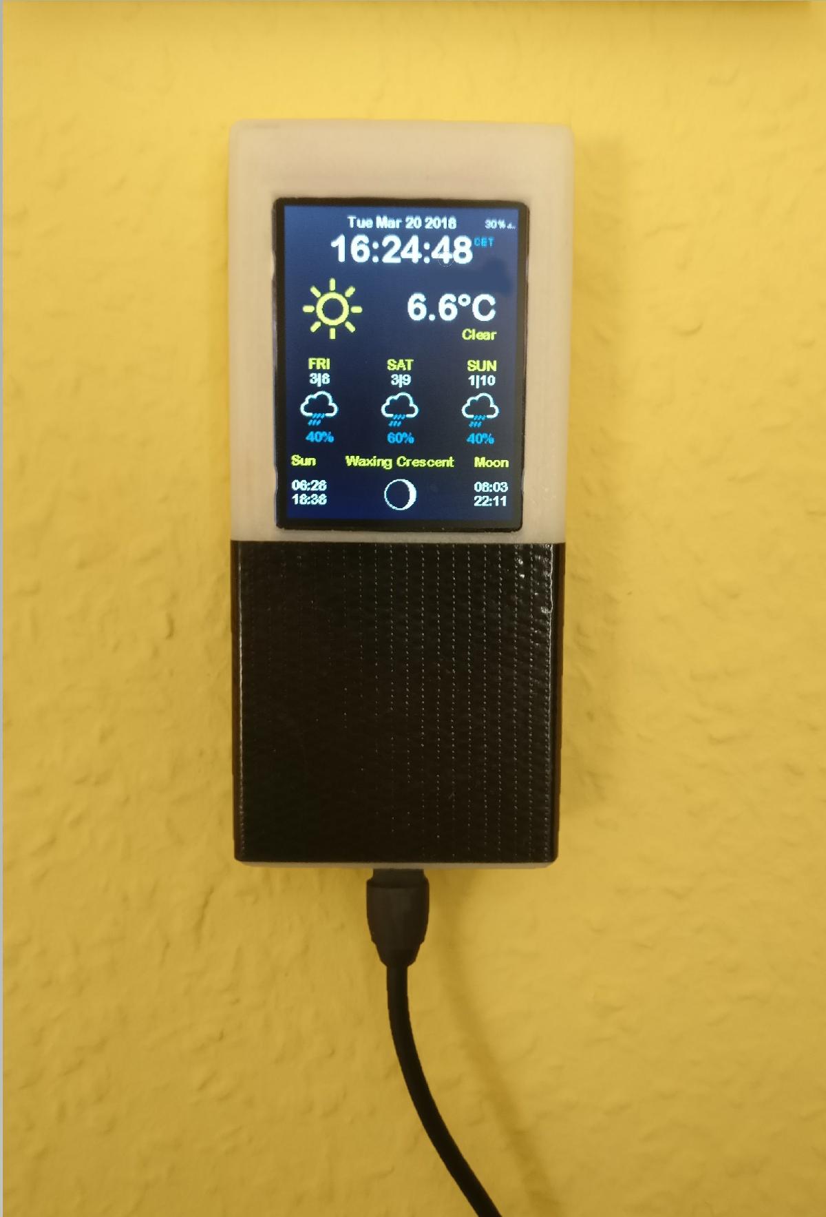 Estacao Meteorologica ESP8266 com Tela TFT de 2,2 (WiFi)