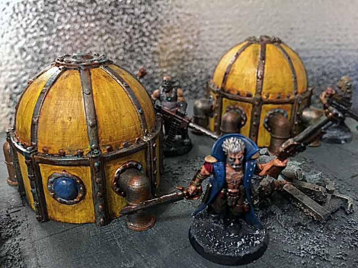 Cupula industrial para jogos de guerra Parte #1