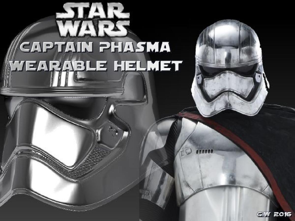 Capacete Vestivel Capitao Phasma