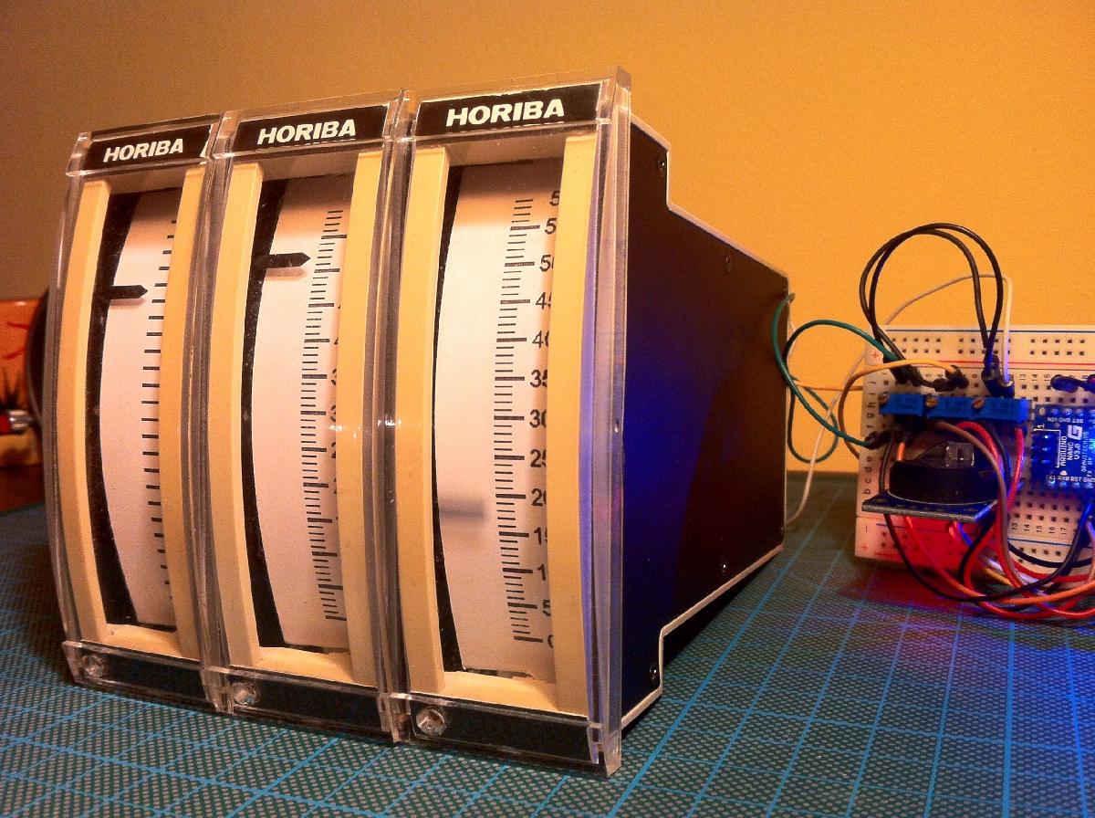 Habitacao e suportes para relogio analogico Horiba