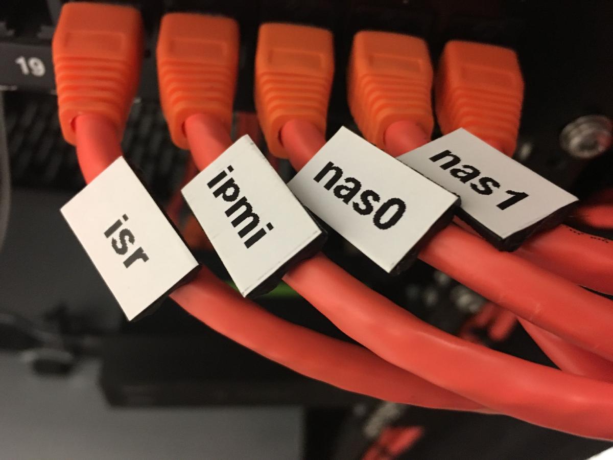Clipe de Cabo Cat6 para Etiquetas DYMO