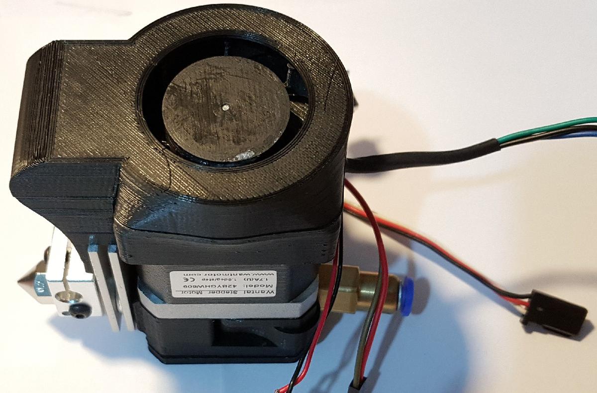 Ventilador de resfriamento para extrusora PnP