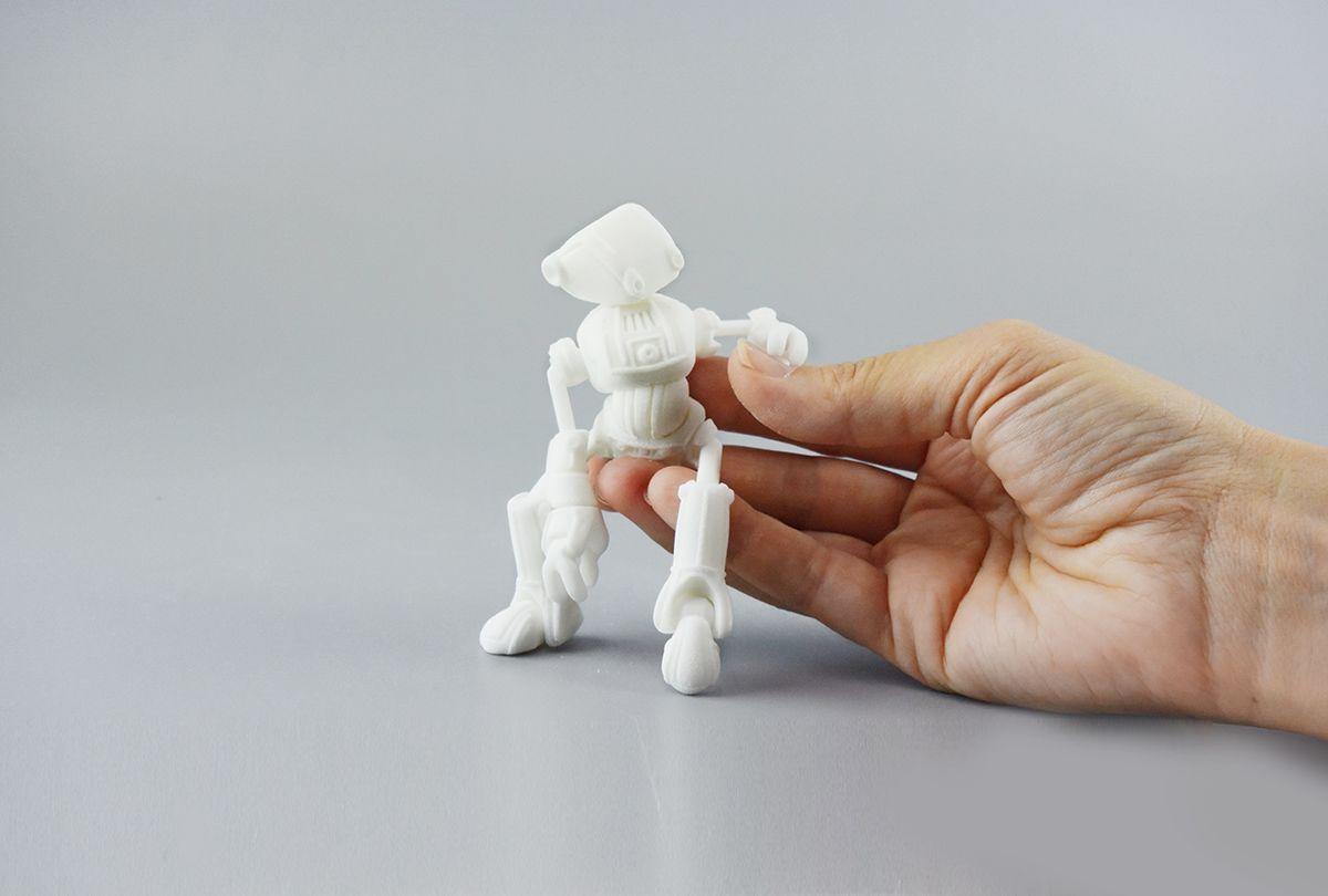 Robo Ankly vestido   Impresso em 3D Montado