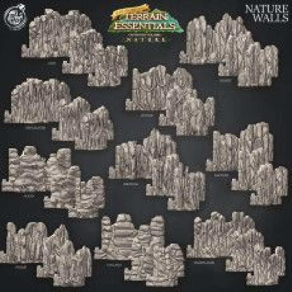Azulejos de Parede Naturais (Pre Suportados)   Terreno