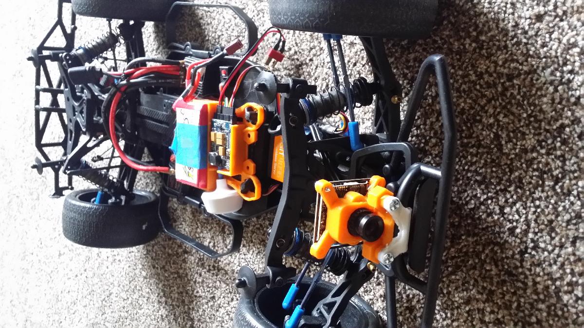 Configuracao da camera FPV Team Associated SC10.2