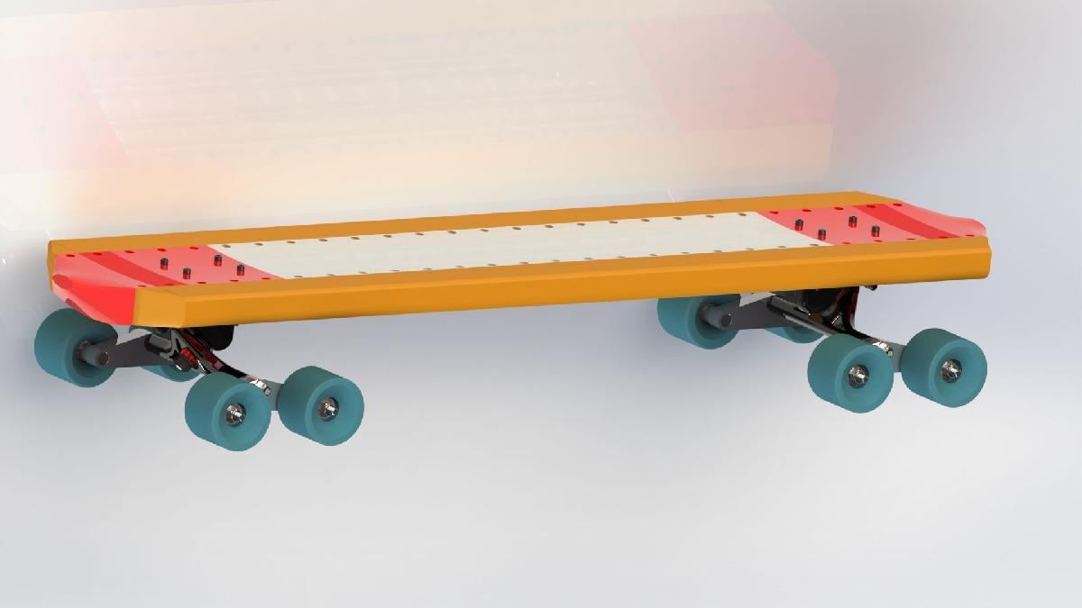 Longboard impresso em 3D