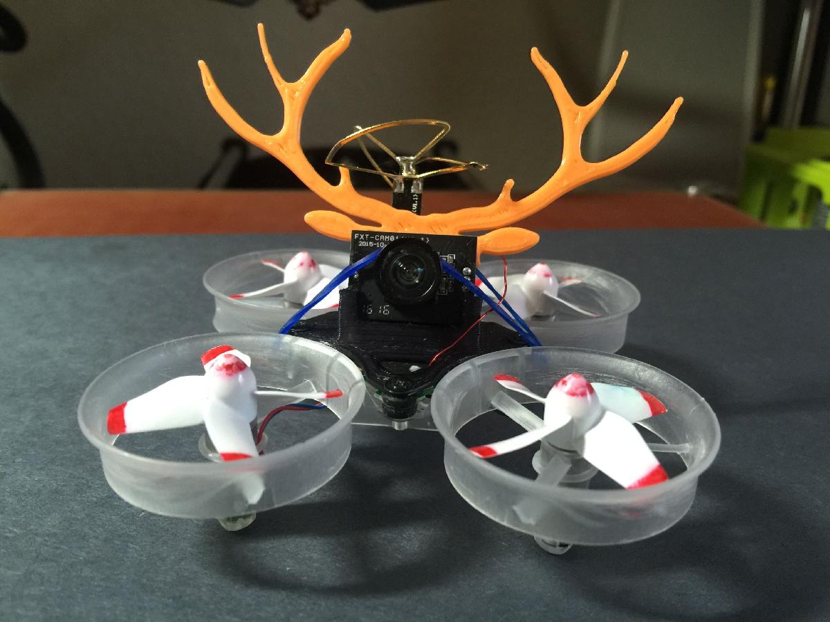 Protetor de Antena do Rotor Rack: Tiny Whoop (Inductrix)