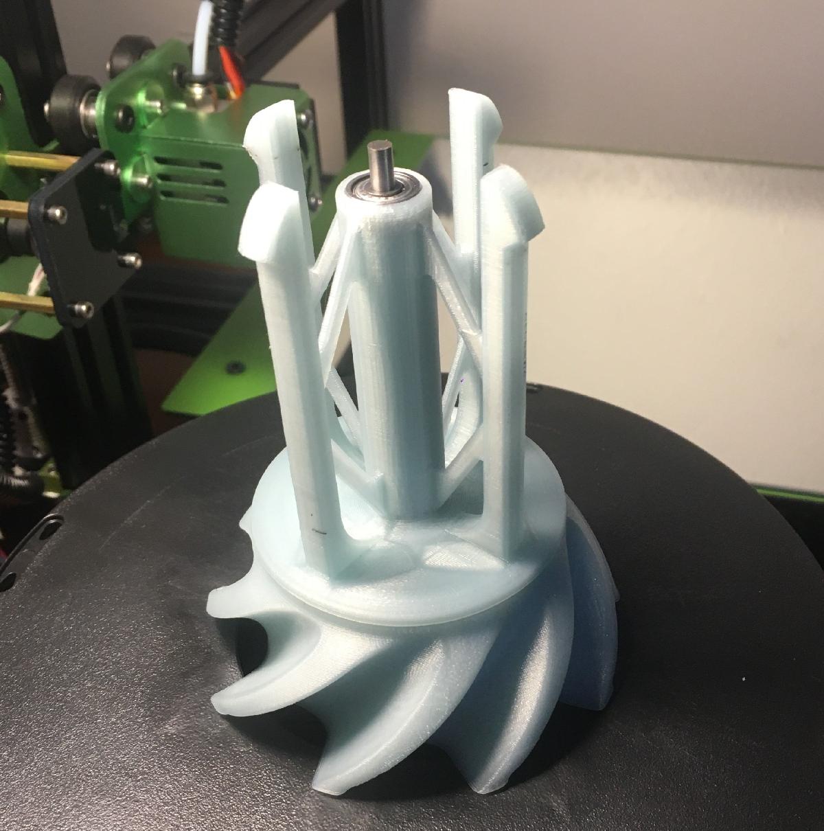 Spool Holder: Hatchbox 1kg