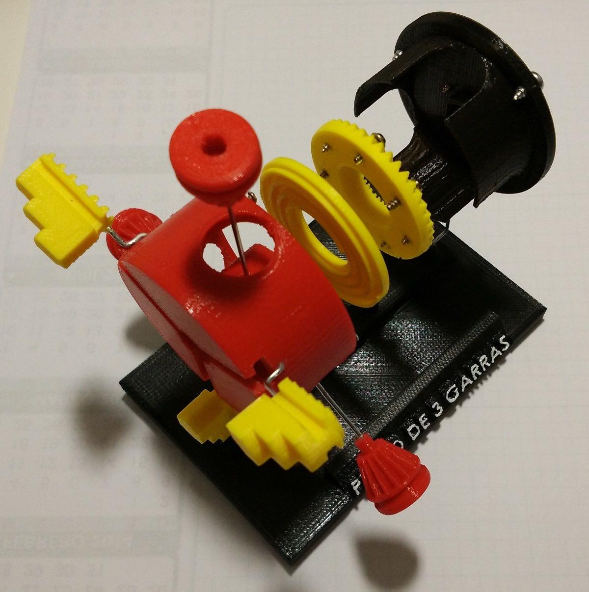 suporte de torno de 3 garras