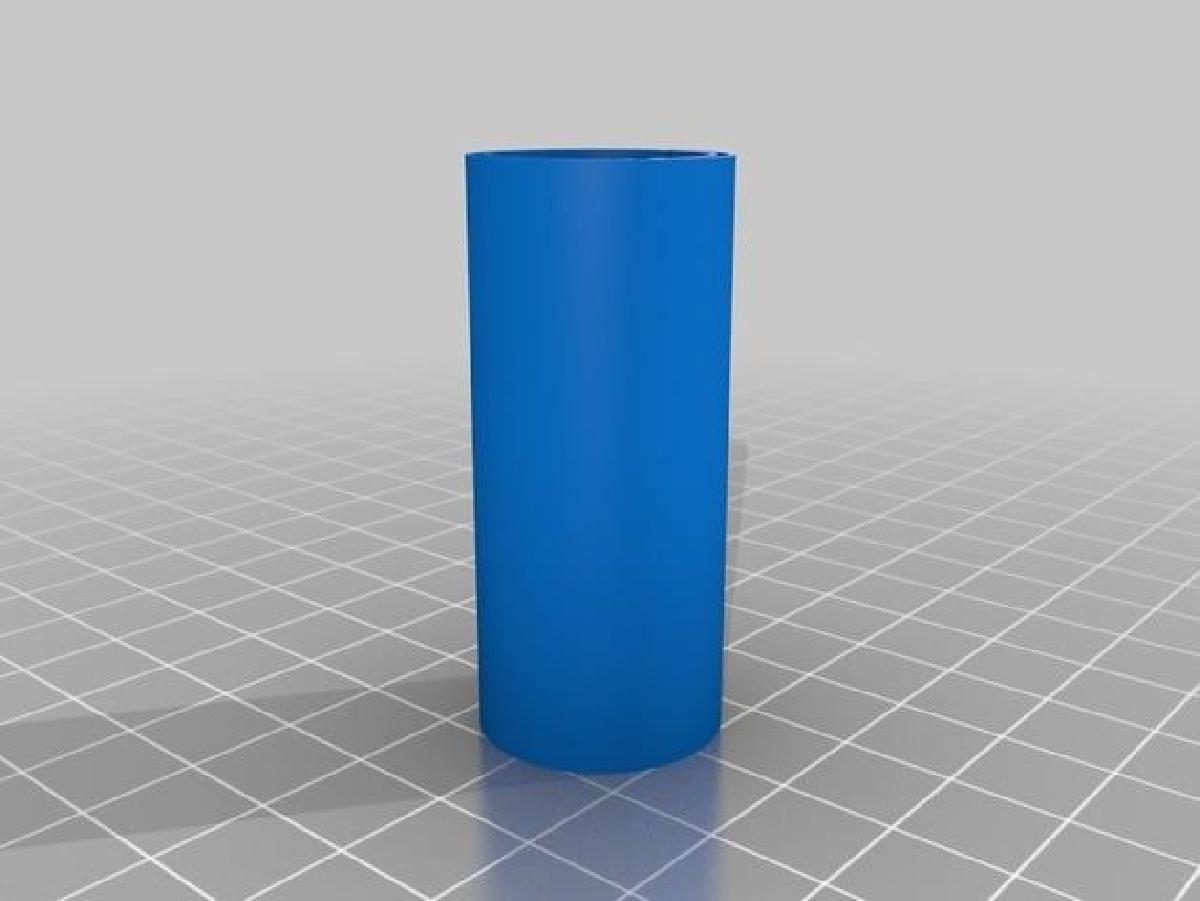 Adaptador de bateria Li ion 18500 para substituir cartucho de 3 x AAA