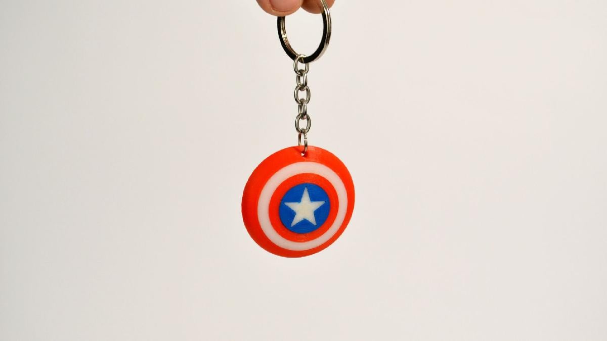 Chaveiro Escudo do Capitao America