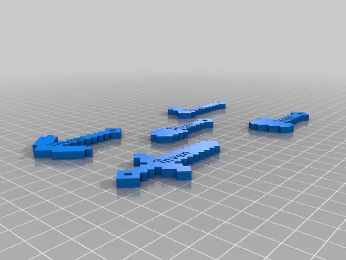 Chaveiros MineCraft com logo inven