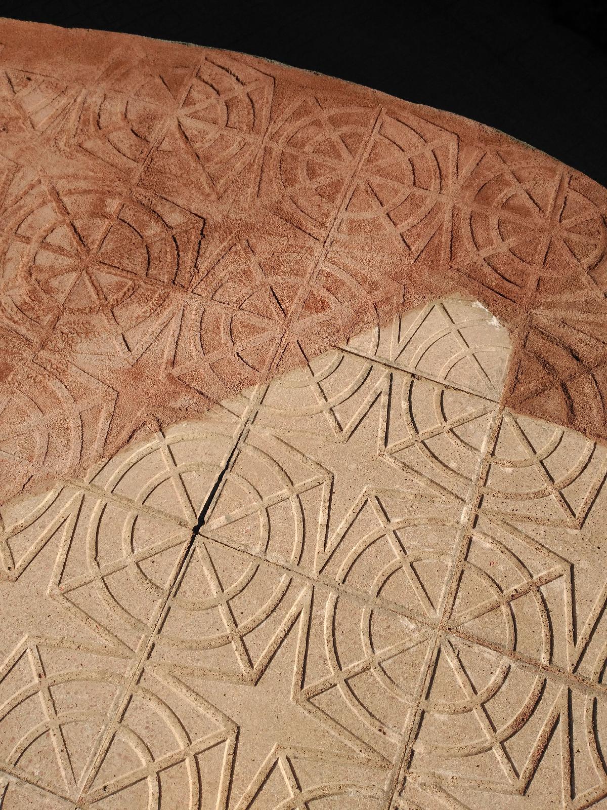 Moldura para chao Estrela Circulos