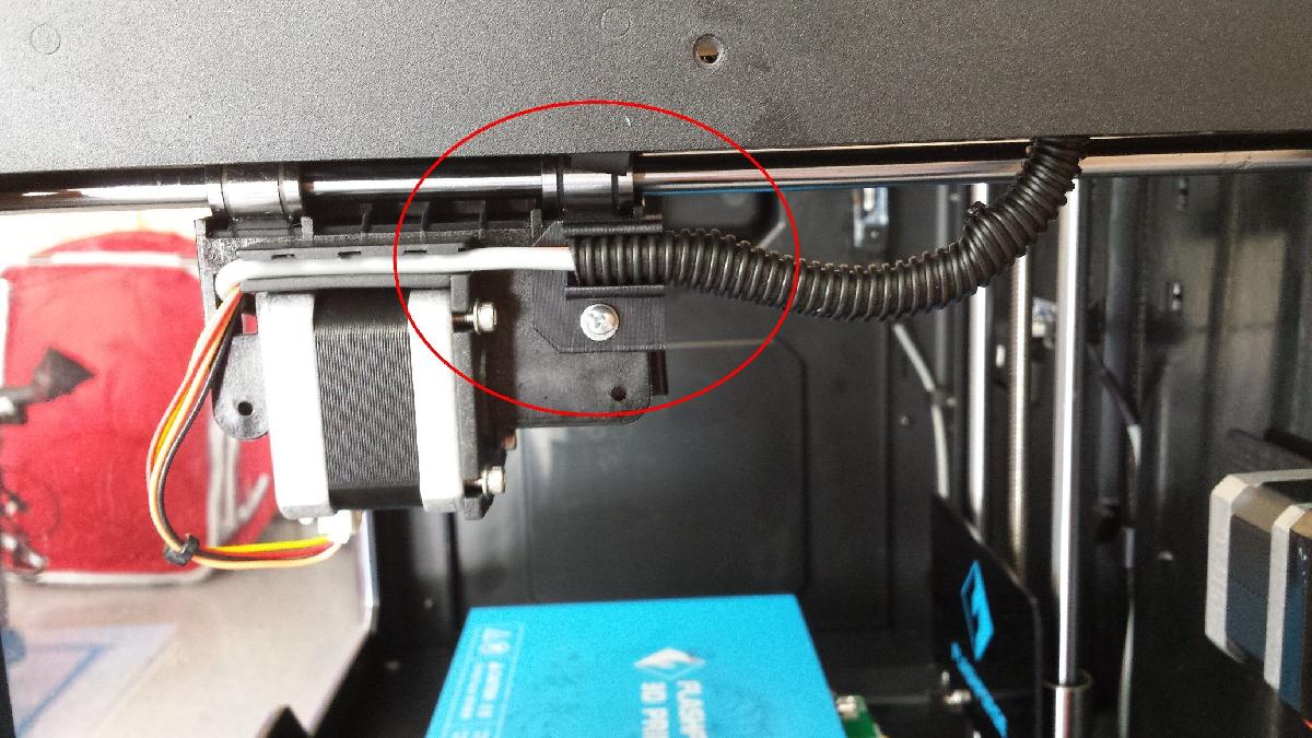 Suporte do Eixo X do Flash Forge Creator Pro (2016)