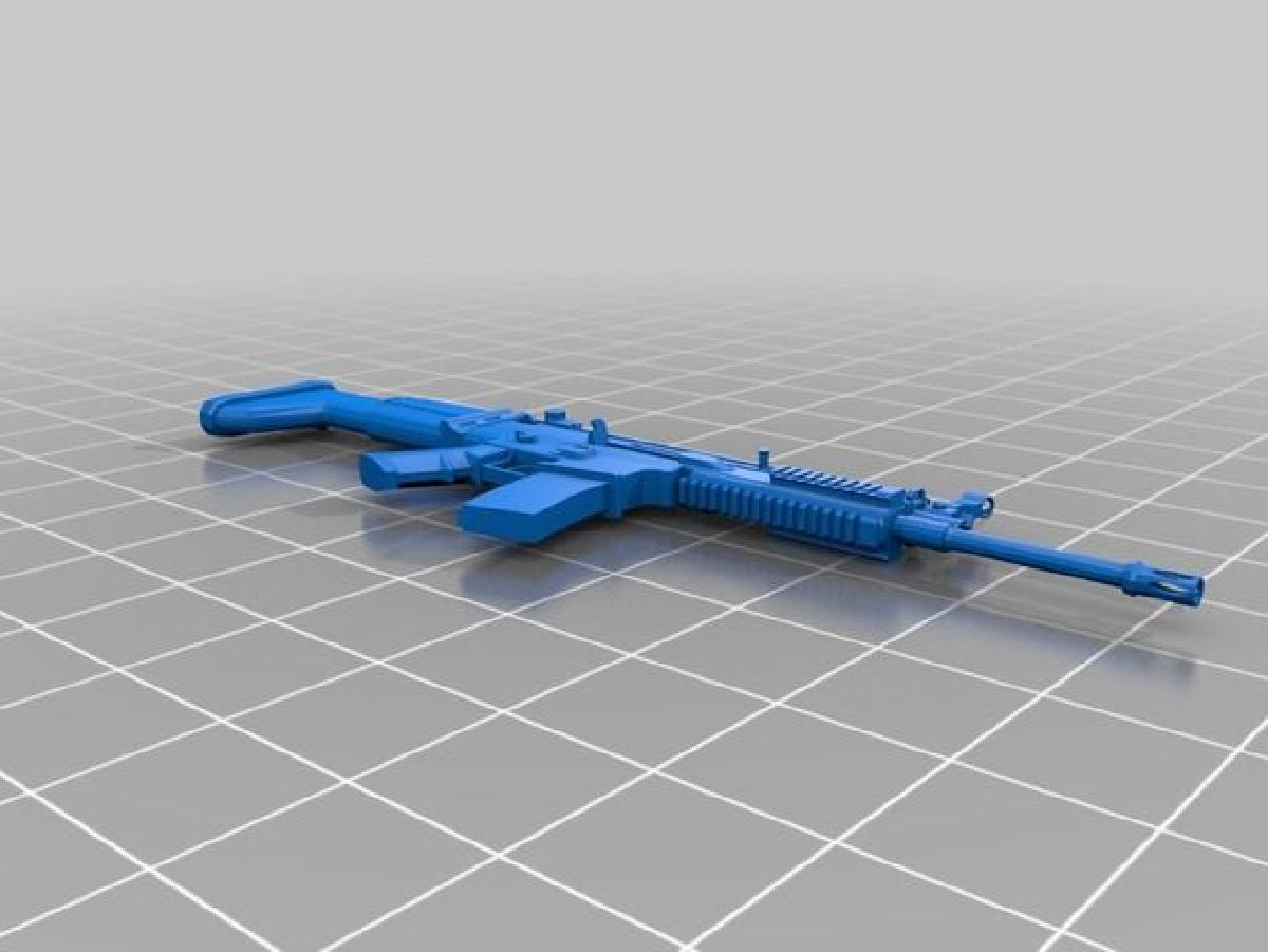 Modelo de Arma Scar L PUBG