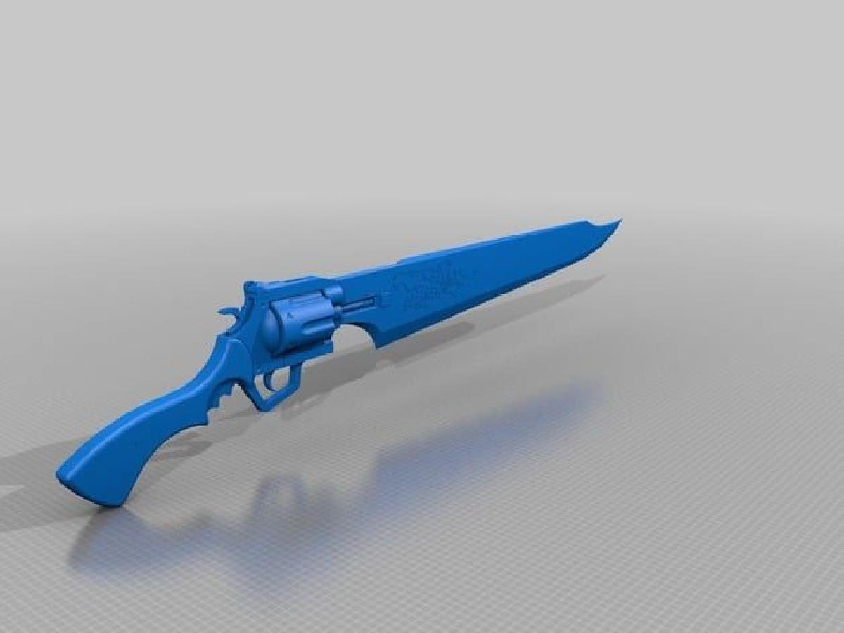 Gunblade de Squall Final Fantasy 8