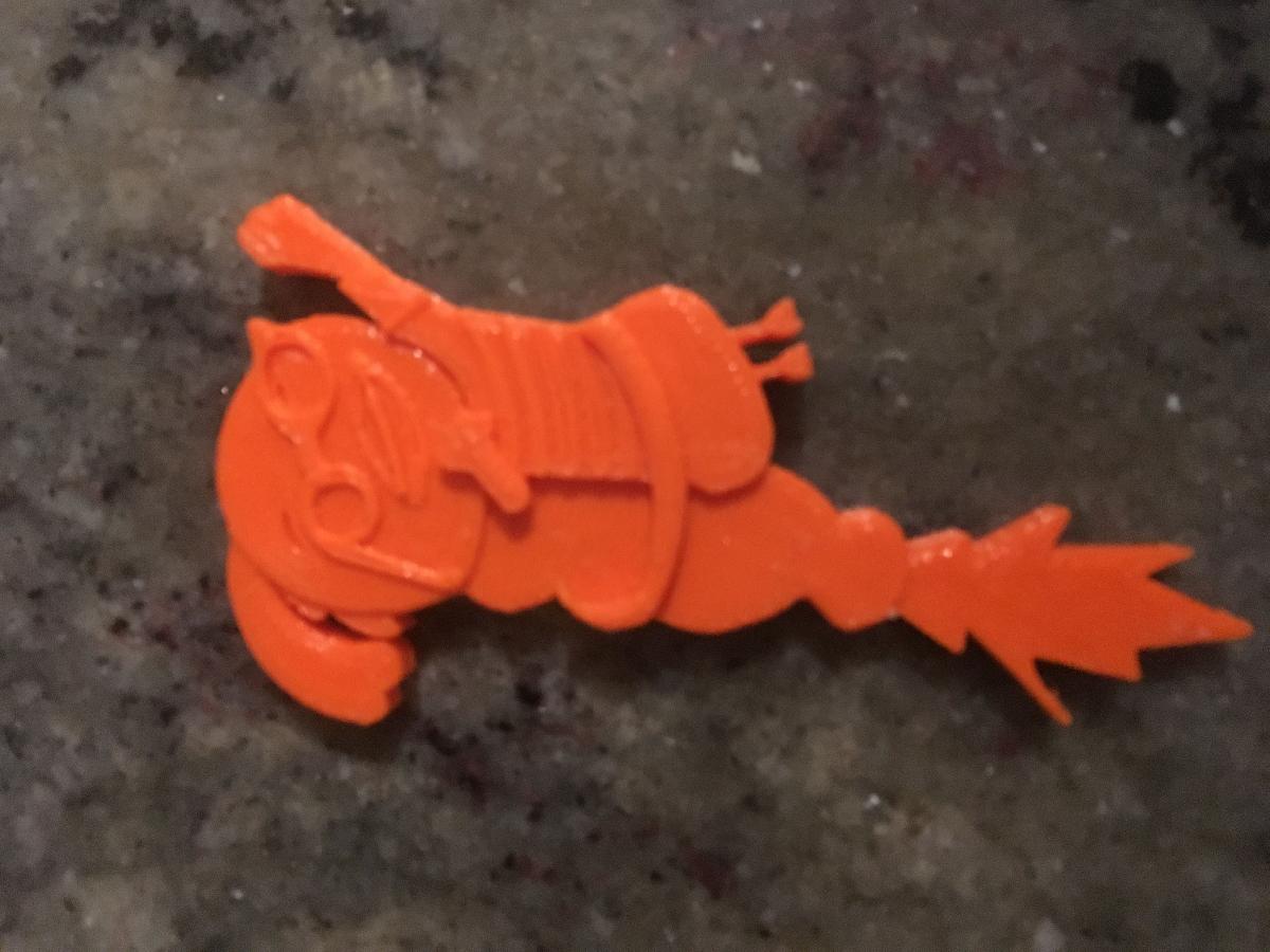 arte 2D do Frango Pequeno