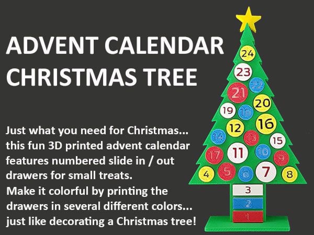 Arvore de Natal do Calendario do Advento