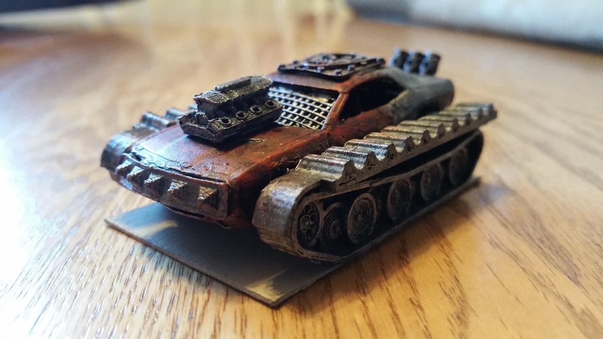 Pistas de tanque para carro Hot Wheels (Gaslands)